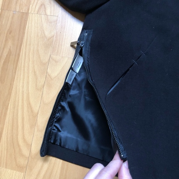 NWT Rachel Roy Cropped Modern Black Zip Blazer - Picture 6 of 14